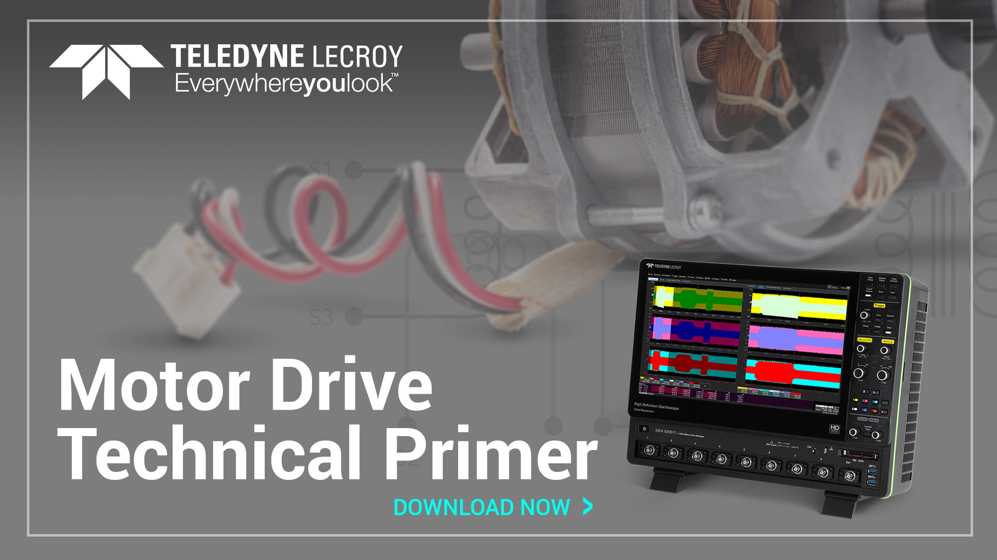 Download a copy of our background primer on motor drives, from AC line input to motor mechanical shaft output today
