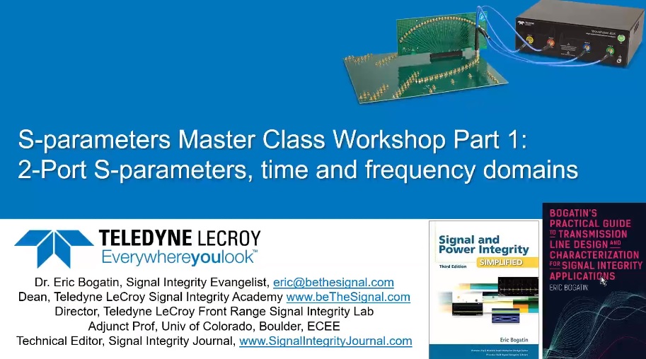 S-parameters Master Class Workshop