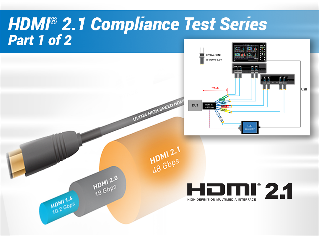 Part 1: PHY Compliance Testing for HDMI® 2.1 and Beyond Webinar