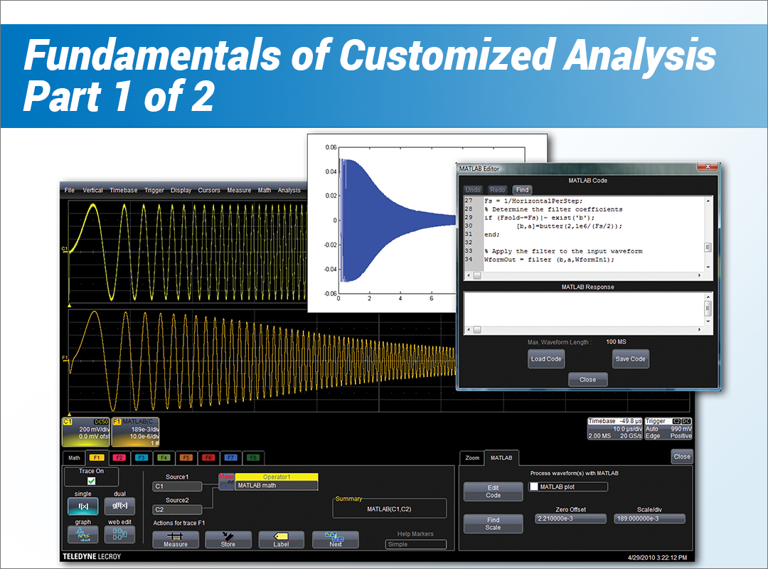 How to Perform Customized Analysis With an Oscilloscope Part 1 Fundamentals of Customized Analysis Webinar