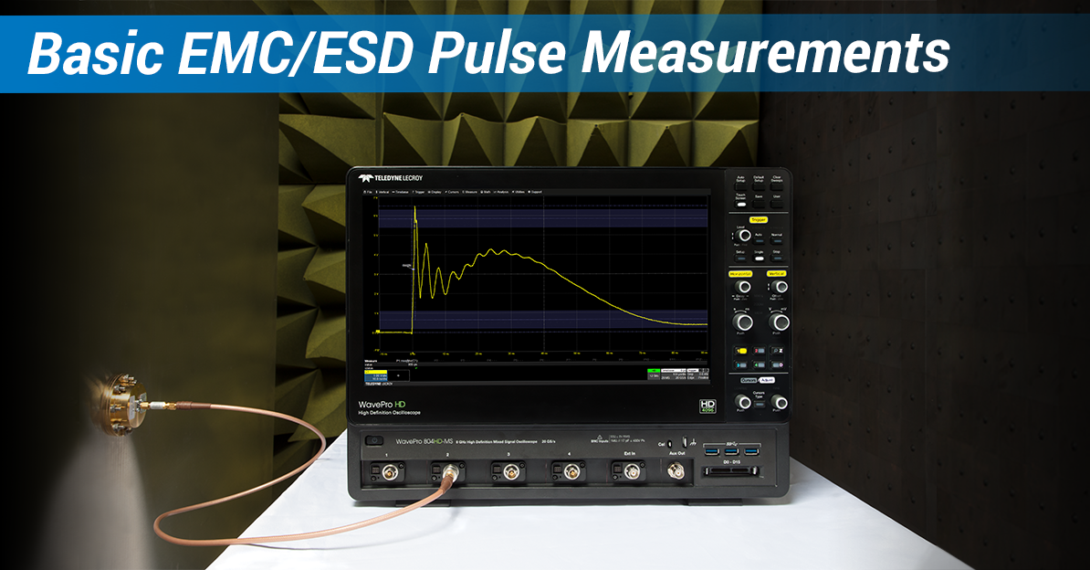 How to Optimize Your Oscilloscope for Basic EMC/ESD Pulse Measurements