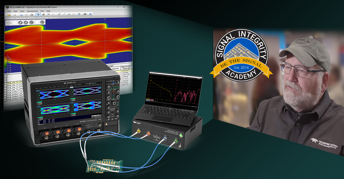 Webinar Invite for Become an Expert on Channel Operating Margin (COM) and Understanding Its Impact on Oscilloscope Eye Diagrams